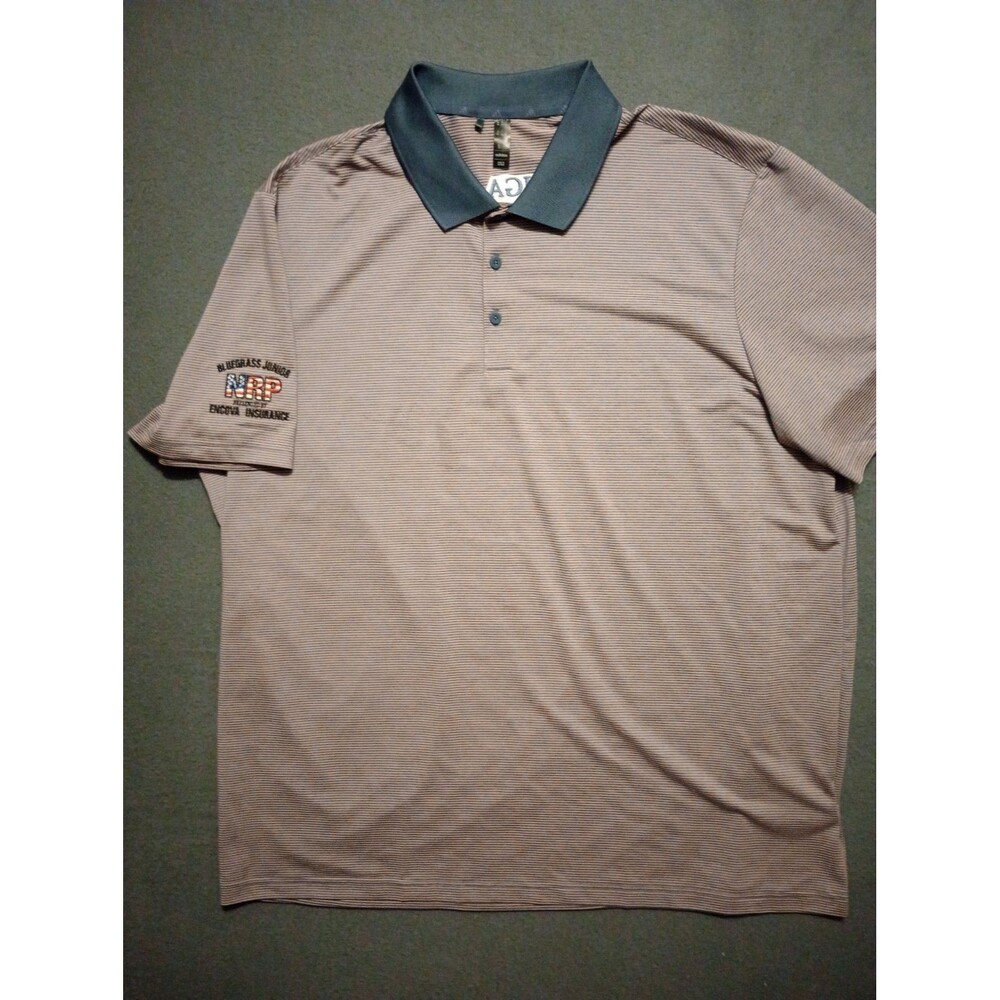 Adidas Polo Shirt Mens XXL AJGA Bluegrass Junior NRP